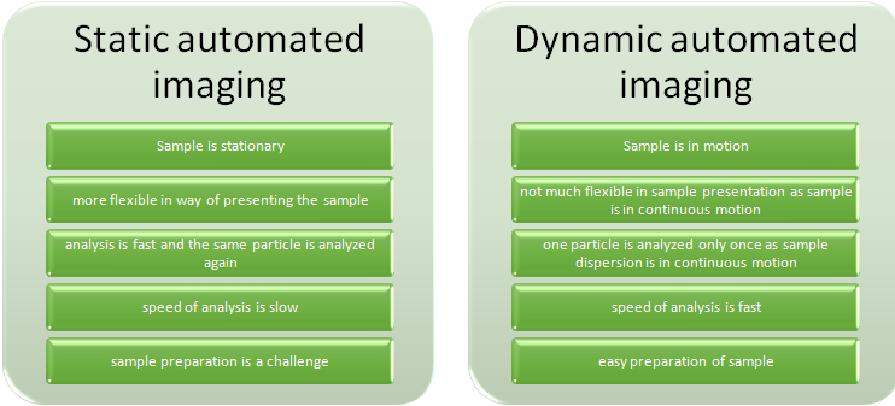 Differences between static and dynamic automated imaging